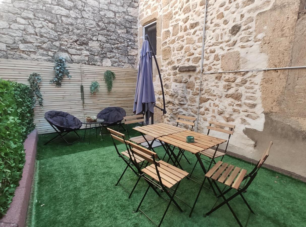 Chez Leon - Clim' & Patio - Appart Loupian Centre מראה חיצוני תמונה
